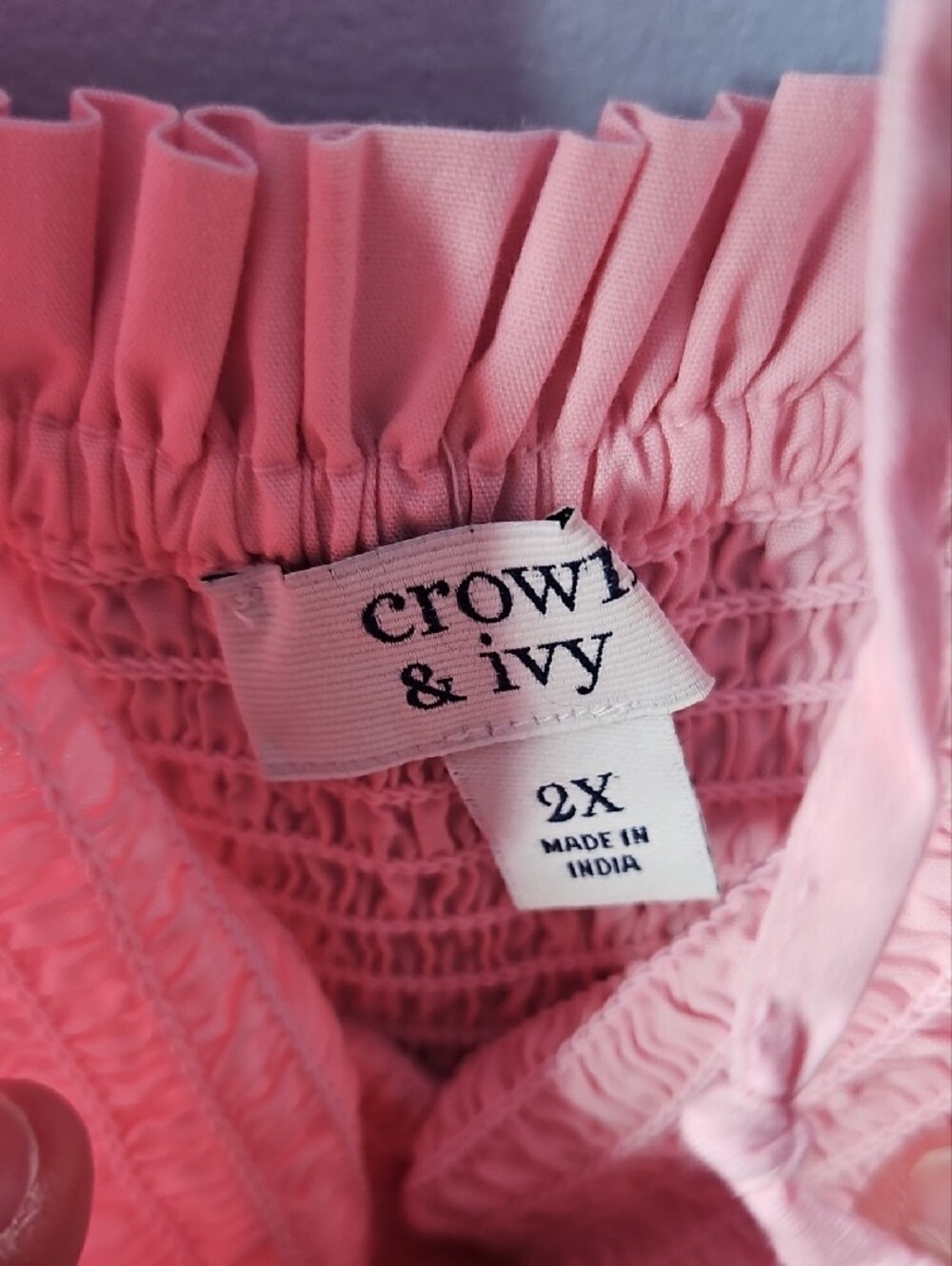 Crown & Ivy Colorblock Tiered Dress - Pink, Yellow, Green, Blue Plus Size 2X - Picture 2 of 11